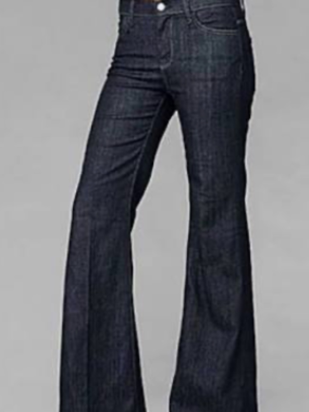 7 for All Mankind - "Ginger" Wide Leg Dark Wash - Size 32 - EUC!